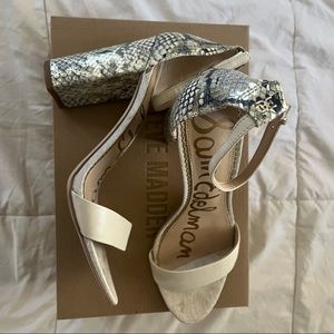 Sam Edelman Snake Print Heels